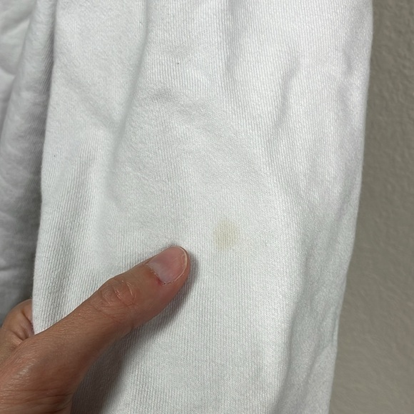 Suamoment 50 50 Split Colorblock Sweatshirt Shark Black White Sz M - Picture 10 of 10